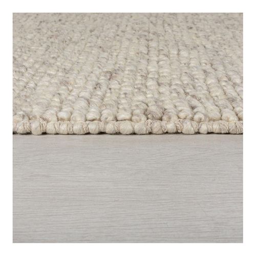 Tapis De Salon Rectangulaire En Laine Minerals Beige 160x230