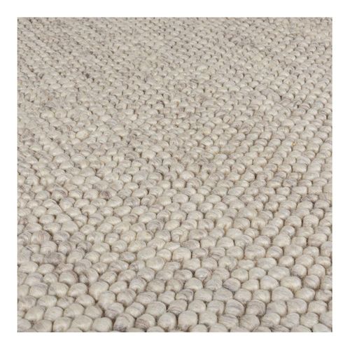 Tapis De Salon Rectangulaire En Laine Minerals Beige 160x230