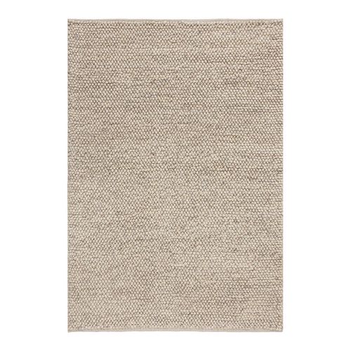 Tapis De Salon Rectangulaire En Laine Minerals Beige 160x230
