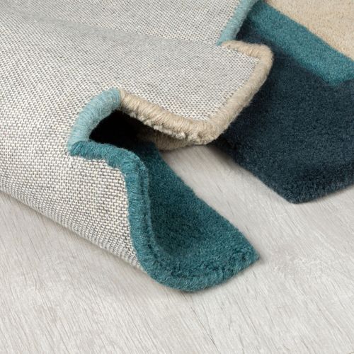 Tapis Graphique En Laine Collage - 120x180cm