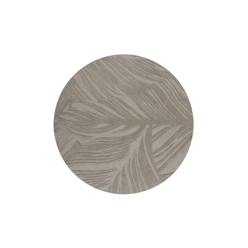 Tapis En Laine Rond Feuillage - 160x160cm