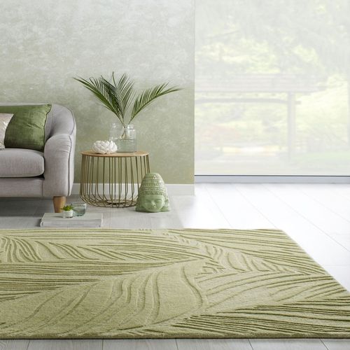 Tapis En Laine Feuillage - 200x290cm