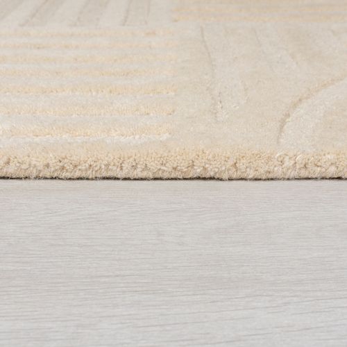 Tapis En Laine Rond Zen Garden - 160x160cm
