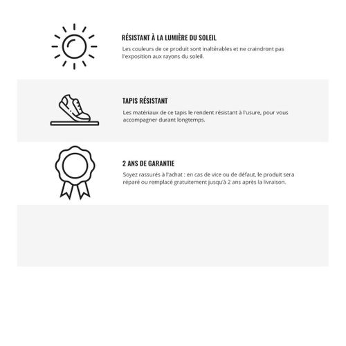 Tapis En Jute Ombre - 80x150cm