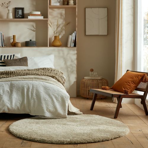 Tapis Rond Shaggy - 133x133cm