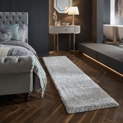 Tapis Gris 60x230cm Shaggy - 60x230cm