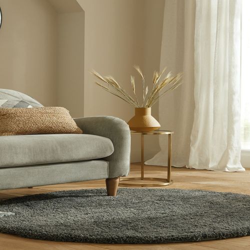 Tapis Rond Shaggy - 133x133cm