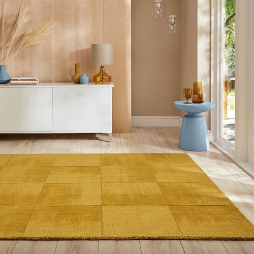 Tapis En Laine Grand Damier - 200x290cm