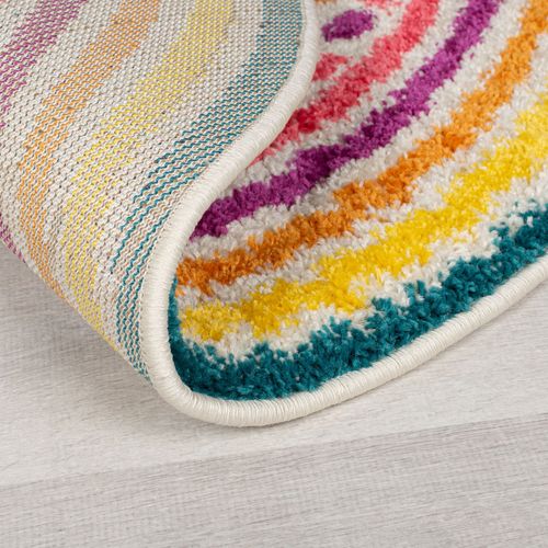 Tapis Rond Rainbow - 100x100cm