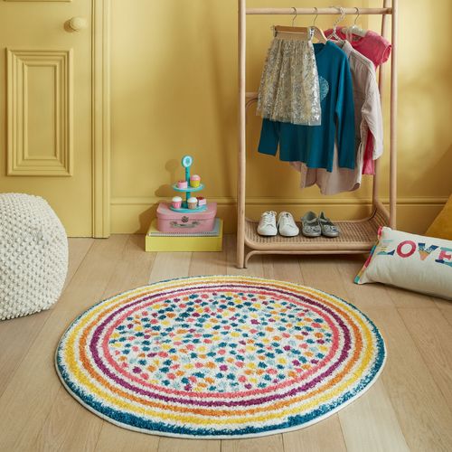 Tapis Rond Rainbow - 100x100cm