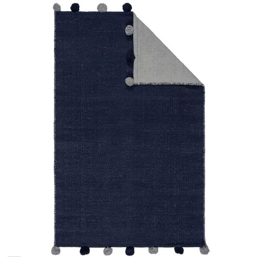 Tapis à Pompon Chambre Enfant - 100x150cm