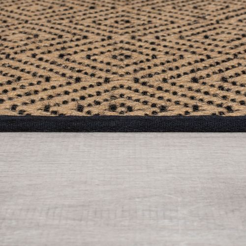 Tapis Geometric En Jute Diamond - 200x290cm