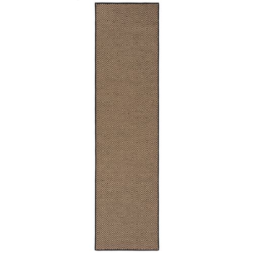 Tapis En Jute De Couloir Antiderapant Diamond - 60x800cm