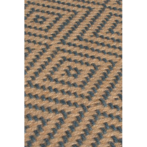Tapis En Jute De Couloir Antiderapant Diamond - 60x230cm