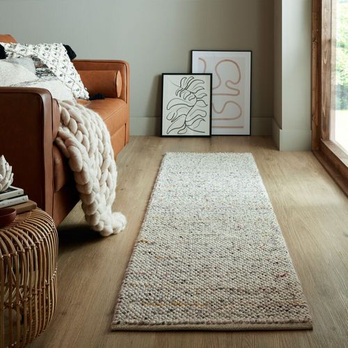 Tapis Laine Bouclée De Couloir Minerals - 60x230cm