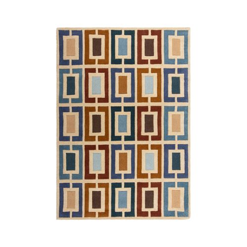 Tapis En Laine Blocks Retro - 160x230cm
