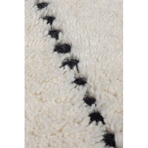 Tapis En Laine Noir Dottie Geometric - 160x230cm