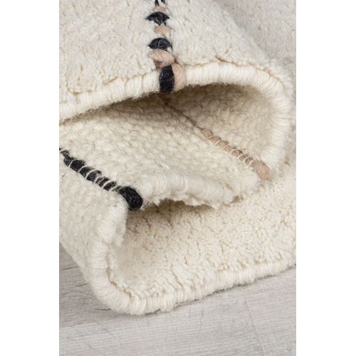 Tapis En Laine Noir Dottie Geometric - 200x290cm