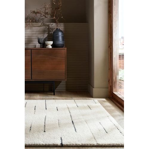 Tapis En Laine Noir Dottie Geometric - 200x290cm