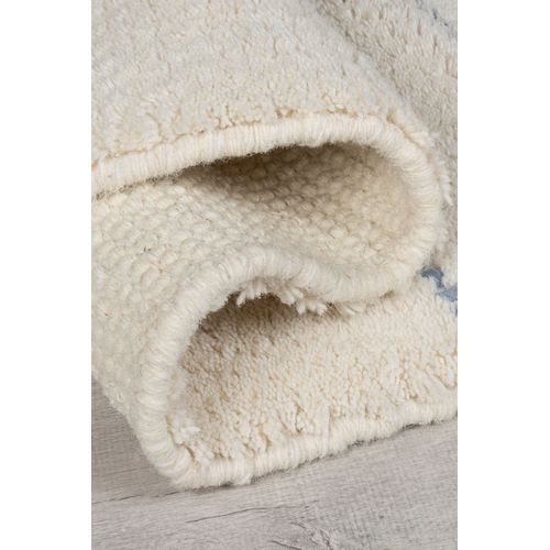 Tapis En Laine Bleu Dottie Geometric - 120x170cm