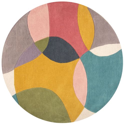 Tapis En Laine Rond Radiance - 160x160cm