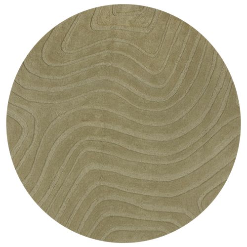 Tapis En Laine Rond Mesmerise - 160x160cm