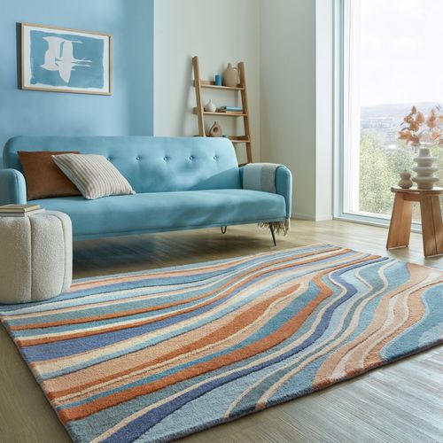 Tapis En Laine Abstract Flow - 200x290cm