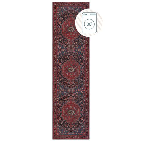 Tapis Lavable De Couloir Medallion - 60x230cm
