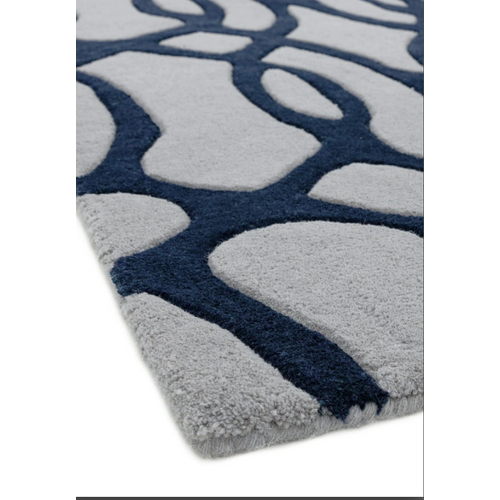 Tapis Tufté Main En Laine Finet 120x170 Cm