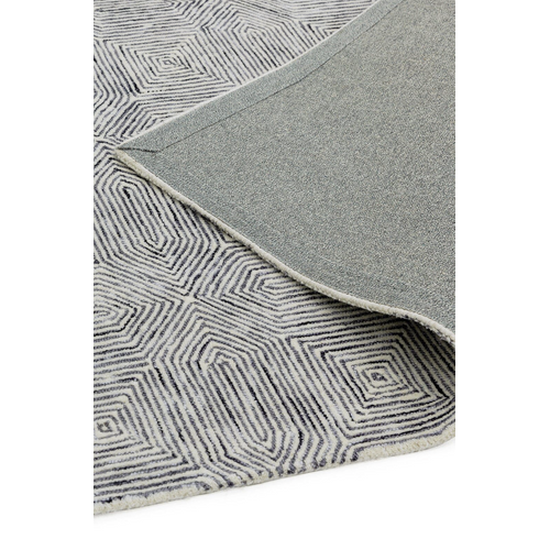 Tapis De Salon Moderne En Laine Cambridge En Laine - Gris - 200x300 Cm