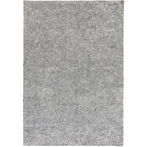 Tapis De Salon Moderne En Laine Cambridge En Laine - Gris - 200x300 Cm