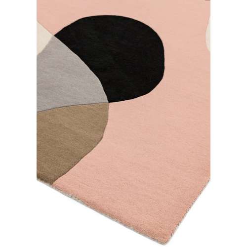 Tapis De Salon Moderne Pure Laine Pinky En Laine - Rose - 200x300 Cm