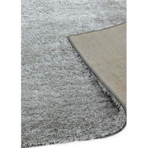 Tapis Shaggy Python En Polyester - Argent - 160x230 Cm