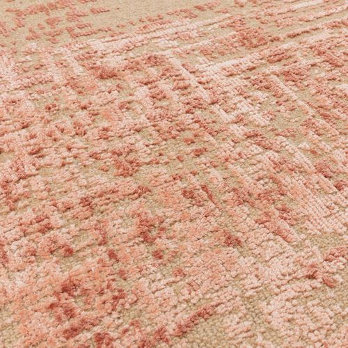 Tapis De Salon Milano En Laine - Rose - 200x290 Cm