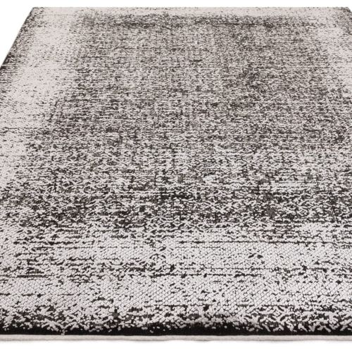 Tapis De Salon Tania En Acrylique - Gris - 200x290 Cm