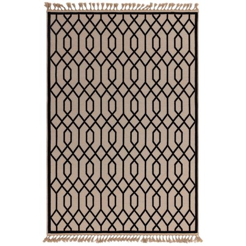 Tapis Moderne Torsy En Coton - Noir - 160x230 Cm