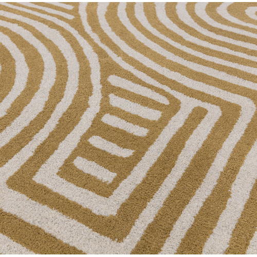 Tapis Tufté Main En Laine Twister 120x170 Cm