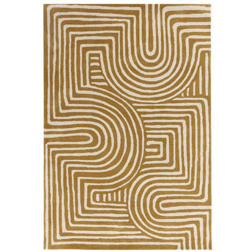 Tapis Tufté Main En Laine Twister 120x170 Cm