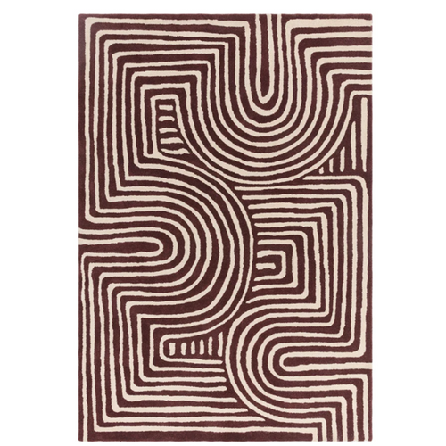 Tapis Tufté Main En Laine Twister 120x170 Cm