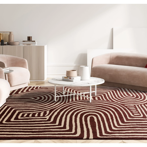 Tapis Tufté Main En Laine Twister 160x230 Cm