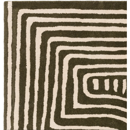 Tapis Tufté Main En Laine Twister 160x230 Cm