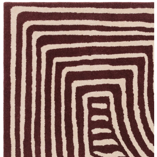 Tapis Tufté Main En Laine Twister 200x290 Cm