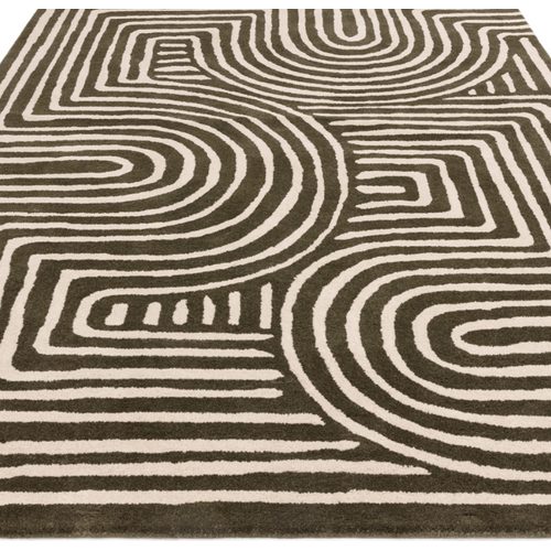 Tapis Tufté Main En Laine Twister 200x290 Cm