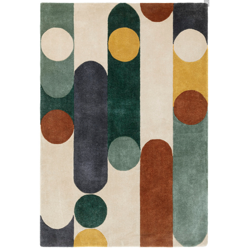 Tapis De Salon Moderne Et Design Cody En Polyester - Multicolore - 200x290 Cm