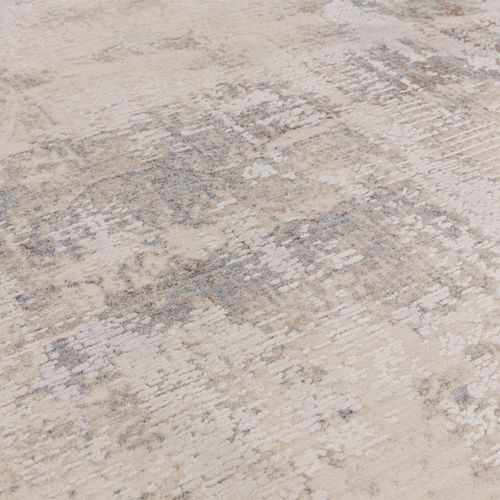 Tapis De Salon Moderne Toledo En Polyester - Beige/bleu - 200x300 Cm