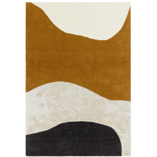 Tapis Tufté Main En Laine Moka 160x230 Cm