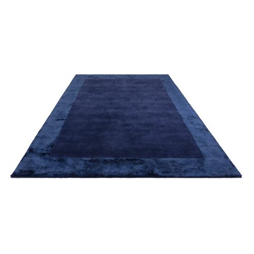 Tapis Moderne En Laine Fait Main Tosca En Laine - Bleu - 200x290 Cm