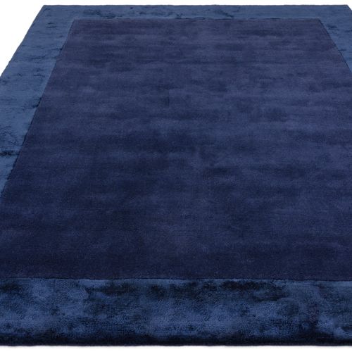 Tapis Moderne En Laine Fait Main Tosca En Laine - Bleu - 200x290 Cm