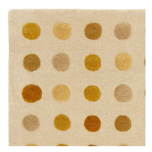 Tapis De Salon Moderne Pure Laine Neko En Laine - Beige - 200x300 Cm
