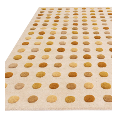 Tapis De Salon Moderne Pure Laine Neko En Laine - Beige - 200x300 Cm